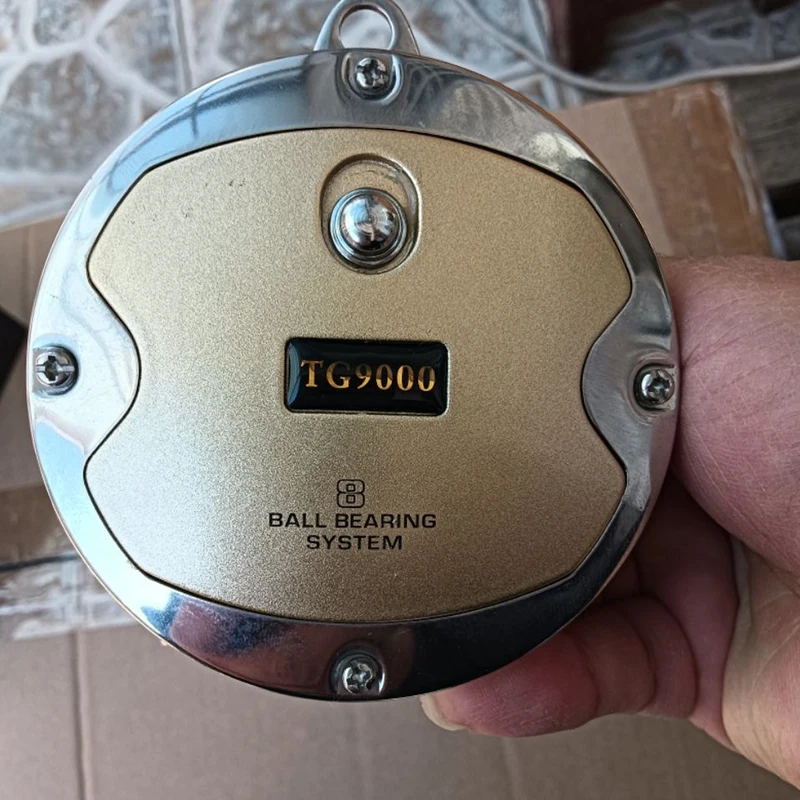 Carrete TG-9000 para pesca en mar – 25 kg freno y 8 rodamientos - imagen 2