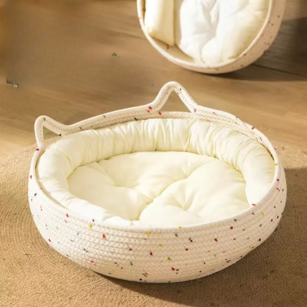 New Three-dimensional Cat Dog House Four Seasons General Winter Sleeping Home Pet Dog Cat Ear Separation Grinding Claw Cat Beds