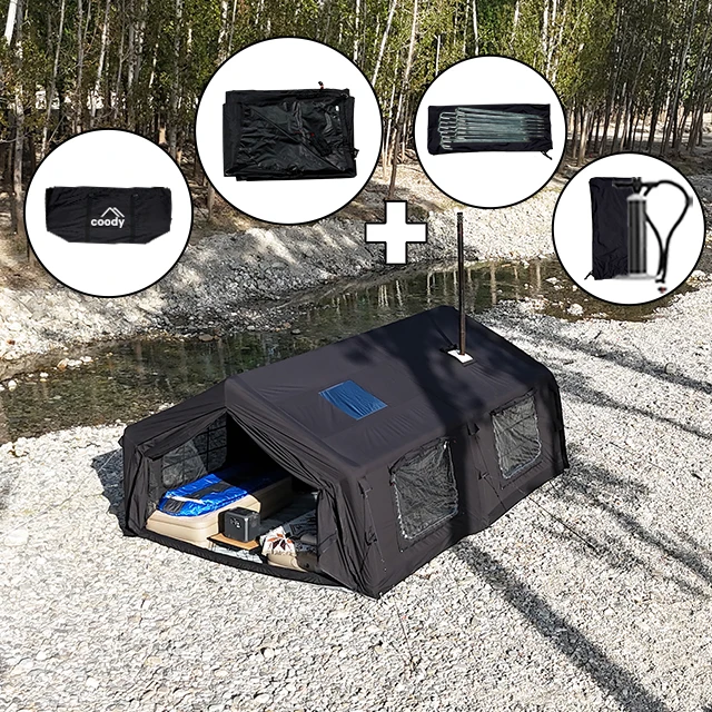 

13.68 Glamping Large Inflatable Hot Tents Outdoor Family Camping Tent for Trips