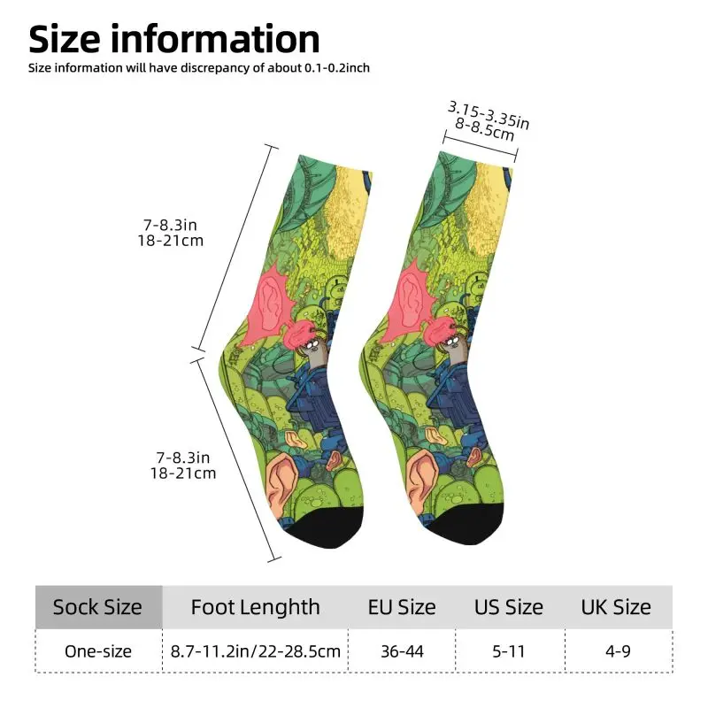 ถุงเท้าลายการ์ตูนน่ารักแบบสั่งทำพิเศษสำหรับผู้หญิงและผู้ชาย ยืดหยุ่นได้ เหมาะสำหรับฤดูร้อน ฤดูใบไม้ร่วง และฤดูหนาว