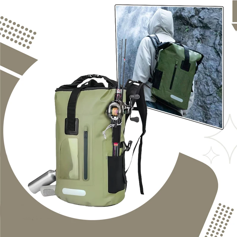 

FANDAO открытый ПВХ водонепроницаемый сухой рюкзак плавающая сумка для воды альпинистская сумка для каякинга катания на лодках кемпинга рыбалка серфинг