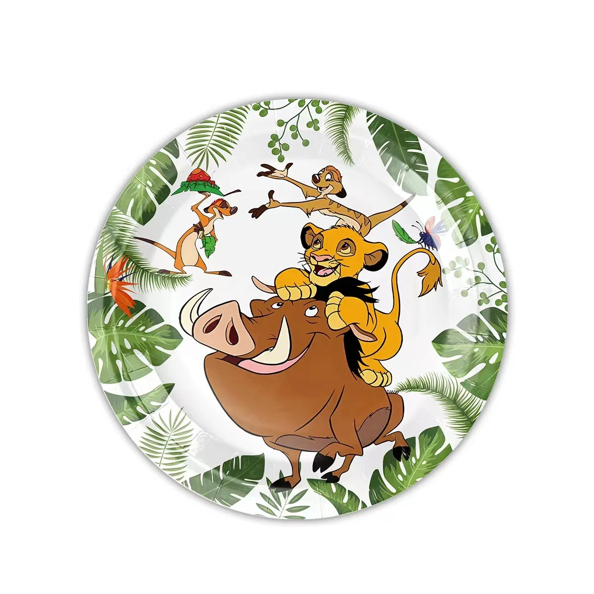 مجموعة أدوات مائدة مناديل وأطباق أكواب للحفلات على شكل أسد كينج للأطفال والأولاد مثل ديكور حفلات أعياد الميلاد وحفلات أعياد الميلاد #3