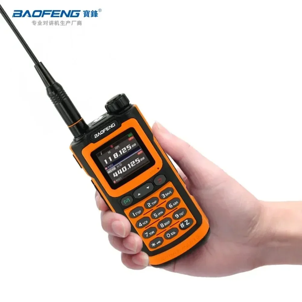 BAOFENG UV-20M Walkie Talkie BF-UV20 Original Two Way Radios 5W Dual Band With High Capacity Li-ion Battery Support TypeC Charge