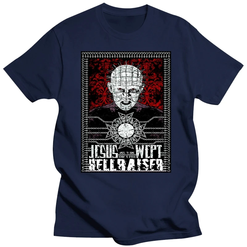 Hellraiser Pinhead Jesus Wept Cenobites Classic Movie Horror T Shirt