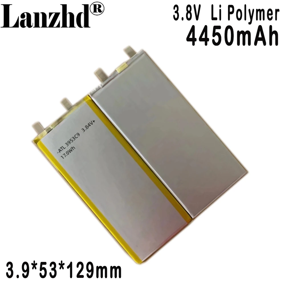 แบตเตอรี่โพลิเมอร์ 3.8V 4450MAH สําหรับแบตเตอรี่ในตัว Medical Navigator Notebook แบตเตอรี่ 3953129   3953C9