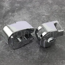 Motorcycle Chrome Handlebar Switch Housing Cover Cap Fit For Yamaha V-Star V Star 1100 Classic & Silverado Models Only