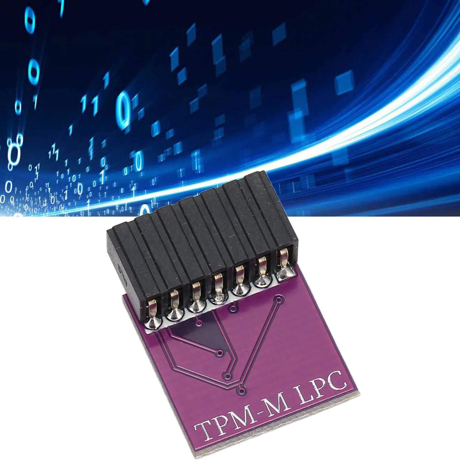 14Pin TPM2.0 Module TPM 2.0 Encryption Security Module 14Pin LPC Interface TPM 2.0 Module for Win11 2.0 for ASUS