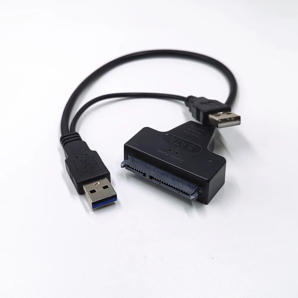 SATA to USB 2.0 Cable Adapter for 2.5" HDD SSD Hard Drive Connector 22 Pin 7+15 External Drive Converter Cloning Data Recovery view 5