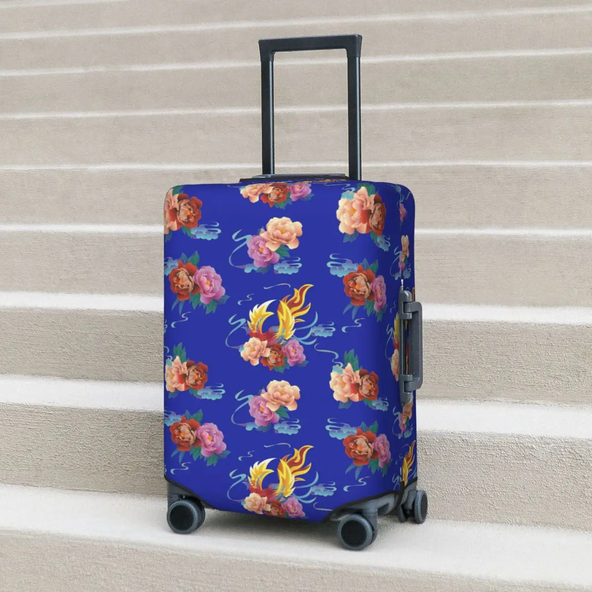 

Indian Flower Boho Pattern Suitcase Cover Holiday Hawaii Elastic Luggage Case Travel Protector