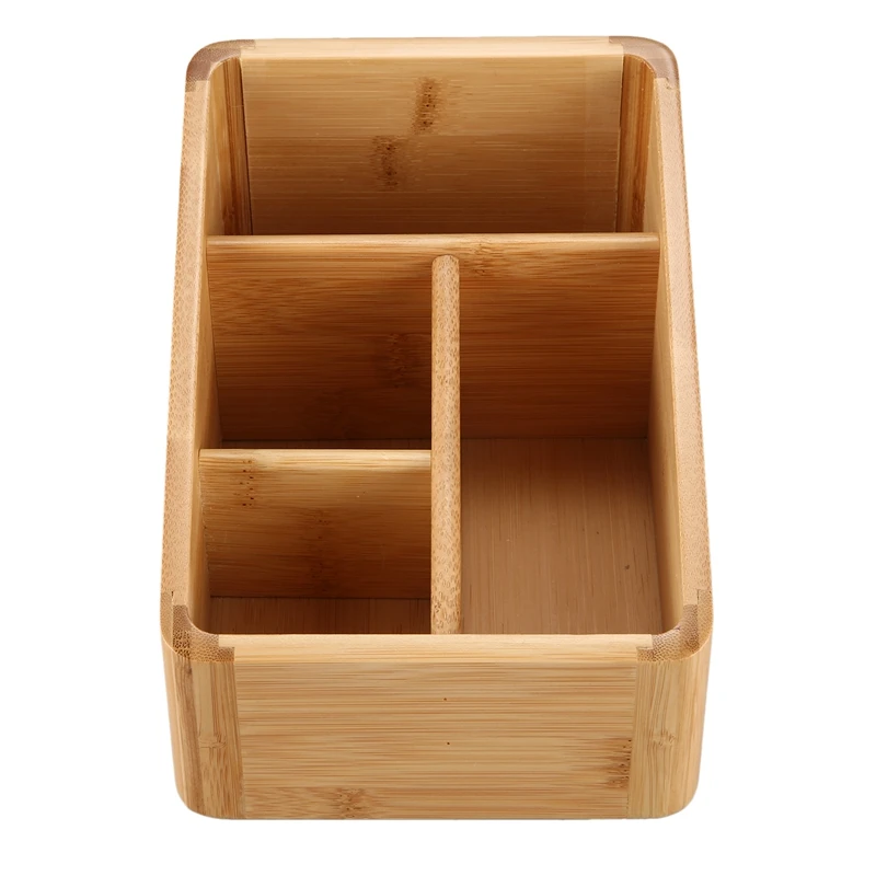 Remote Control Holder Key Collection Cosmetics Receipt Inclusion Organizer Storage Box Wooden Box Organizer Box