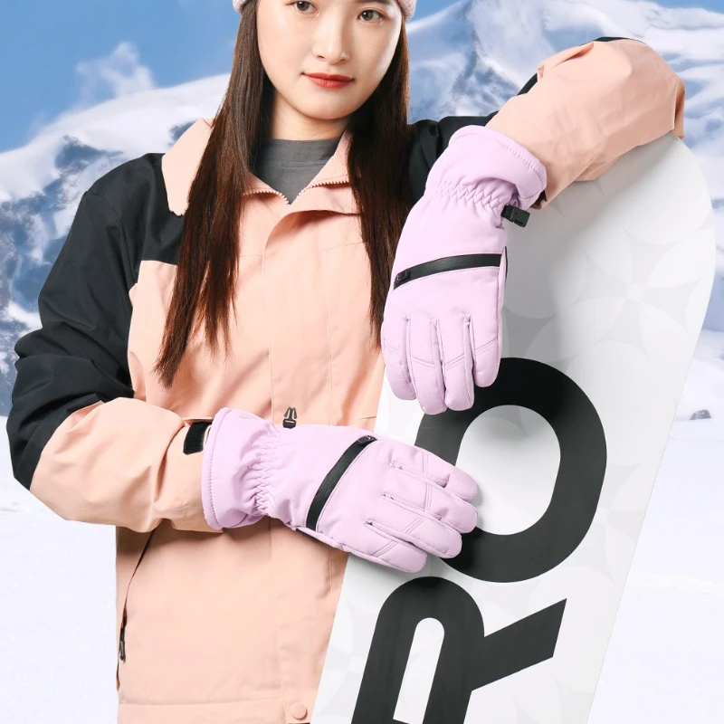 

Comfortable Men Women Waterproof Ski Gloves - High-quality Winter Thermal Touchscreen Gloves for Mountaineering & Sports