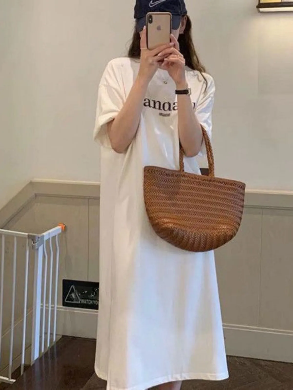Loose Mid-Length Short-Sleeve Dress Women's Summer New Style Oversized Lazy Fashion Knee-Covering T-Shirt Dress Korean Style ...