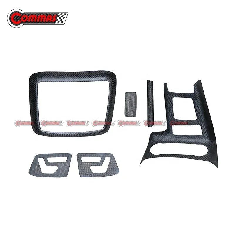 Dry Carbon Fiber Auto Dekoration Verkleidungen Convertion Interior Kit Armaturen brett Abdeckung Bedienfeld Für Mercedes Bens G-