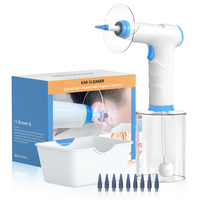 Electric Ear Wax Removal Tool 4 Pressure Mode Ear Flush Kit with Ear Cleaner Health Care for Adults Child Ear Canal Washer Kits