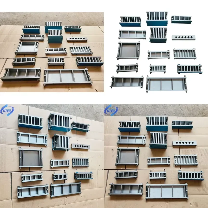 for Mortar Concrete Test  70.7mm Triple Cube Steel Cast Iron Cement Strength Test  C109 196 ISO 679