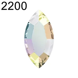 2200 Navette Flat Back No Hotfix Original Crystals from Austria Rhinestone Fashion Interior Design Nail Art Cloth Accessories