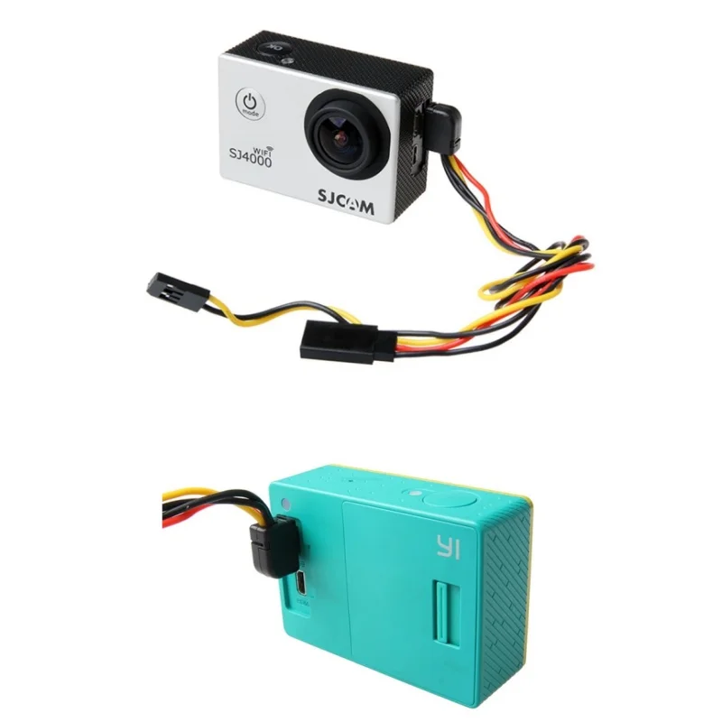 GOPRO SJ4000 SJ5000 SJ6000 FPV Micro USB AV Cable Video Output TX Cable Line For XiaoMi Yi Sport Camera