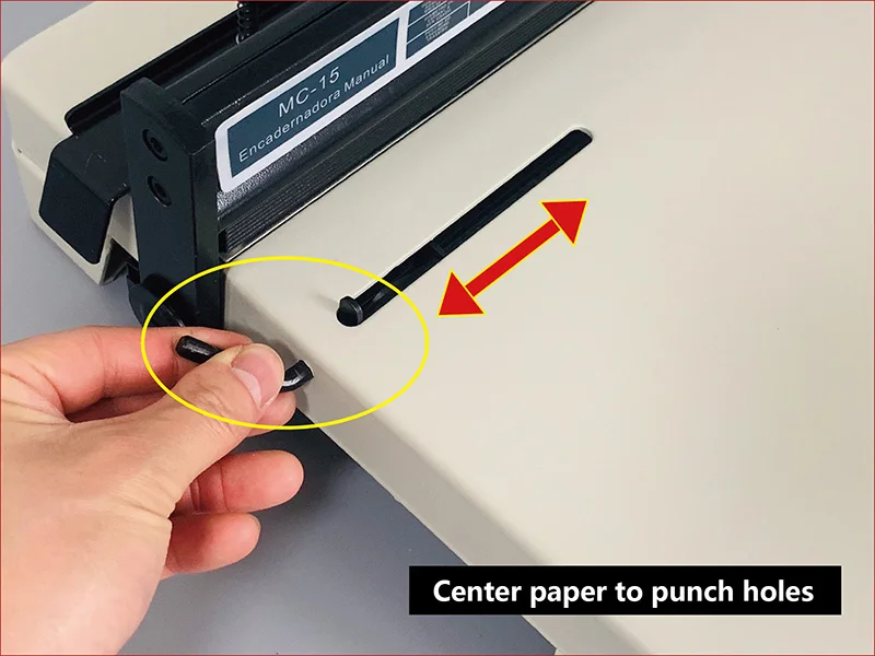SG-MC-15 Plastic coil Manual Binding Machine
