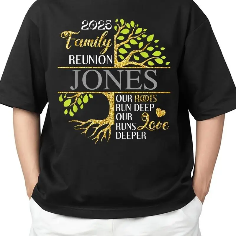 

Футболка Jones Family Tree Funny Reunion 2025 для взрослых S 4XL