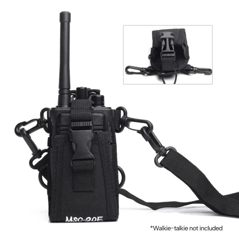 Tactical-Radio Nylon Pouch-Holster สำหรับ GP340 GP328 P3688 UV5R UV 82