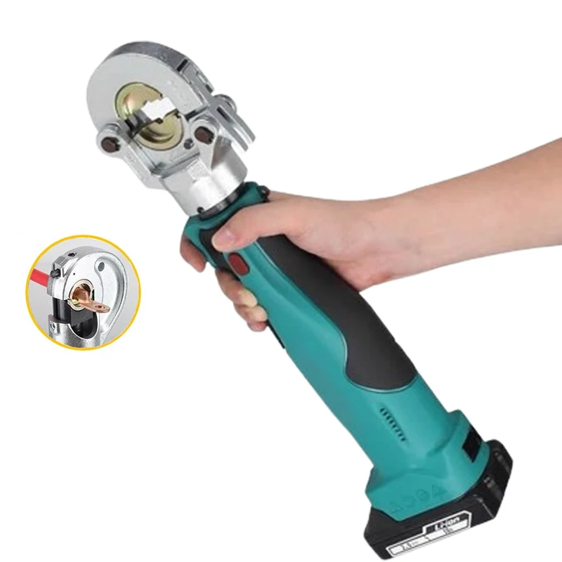 

Electric Hydraulic Pliers Portable Cordless Crimping Tool Rechargeable Copper Aluminum Cable Terminal For Crimp 16-300MM²