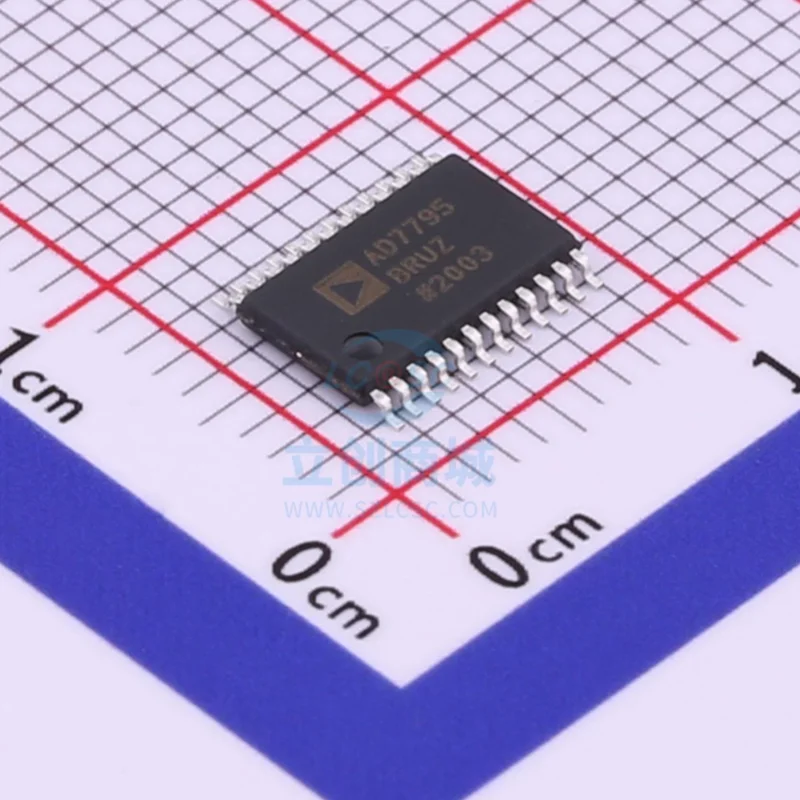 5PCS  AD7795BRUZ  AD7795BRU  Mark:AD7795  IC ADC 16BIT SIGMA-DELTA 24TSSOP