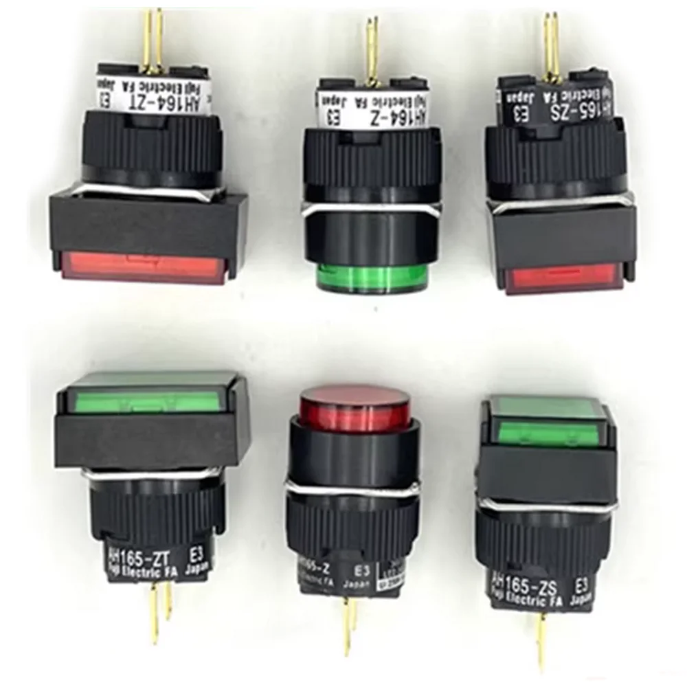 Rectangular Button Switch AH164 AH165-TL 16mm 220V Red White Green