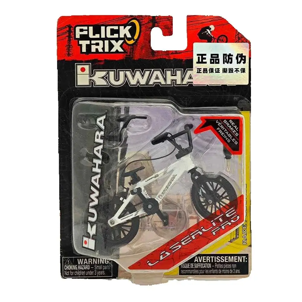 FLICK TRIX Miniatura BMX Finger Bike PREMIUM Bicicleta Diecast Brinquedos Presente Kuwahara LaserLite Pro -White