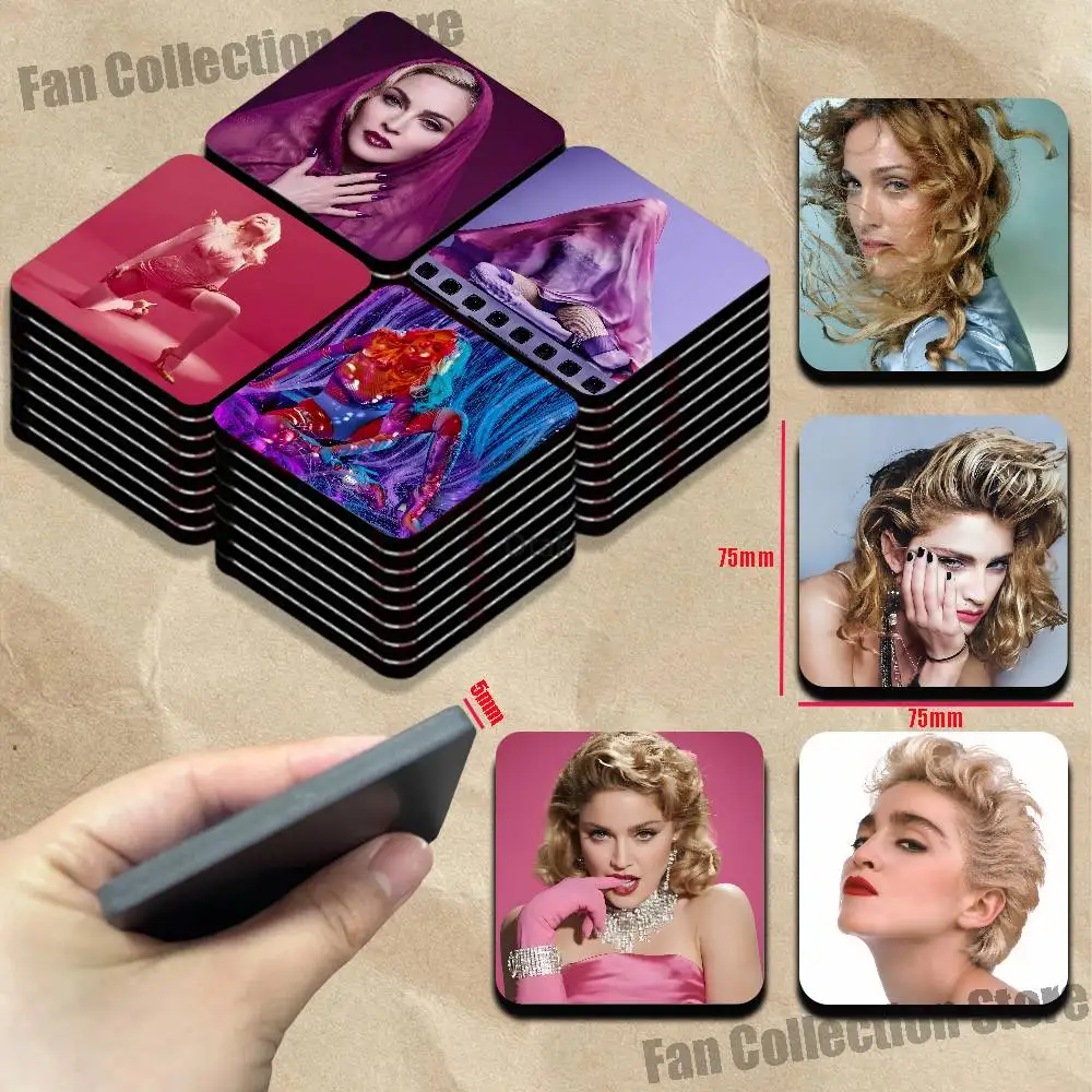 Confessions M-MadonnaS Singer Cute Cartoon Anime Refrigerator Magnets Soft Magnetic Heat Transfer Refrigerator Magnets Gift