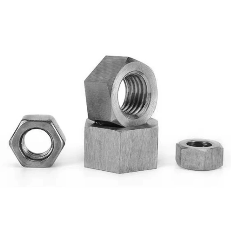 High Quality Gr2 M2 M2.5 M3 M4 M5 M6 M8 M10 M12 M14 M16 M18 M20 M22 M24 DIN934 Pure Titanium TA2 Hexagonal Hex Nut