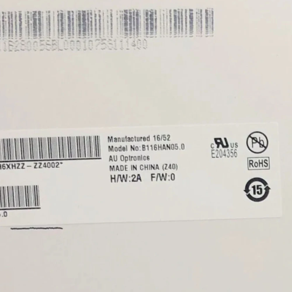 

B116HAN05.0 подходит для N116HSE-EBC ЖК-экрана для ноутбука со светодиодной подсветкой IPS 11,6 дюйма