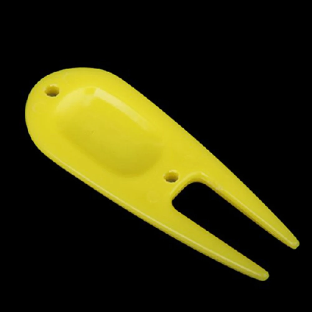 

8pcs Plastic Divot Tool With Ball Marker Lightweight Golf Tool Non-Slip Design Compact Size 7X2.5Cm For Golfer