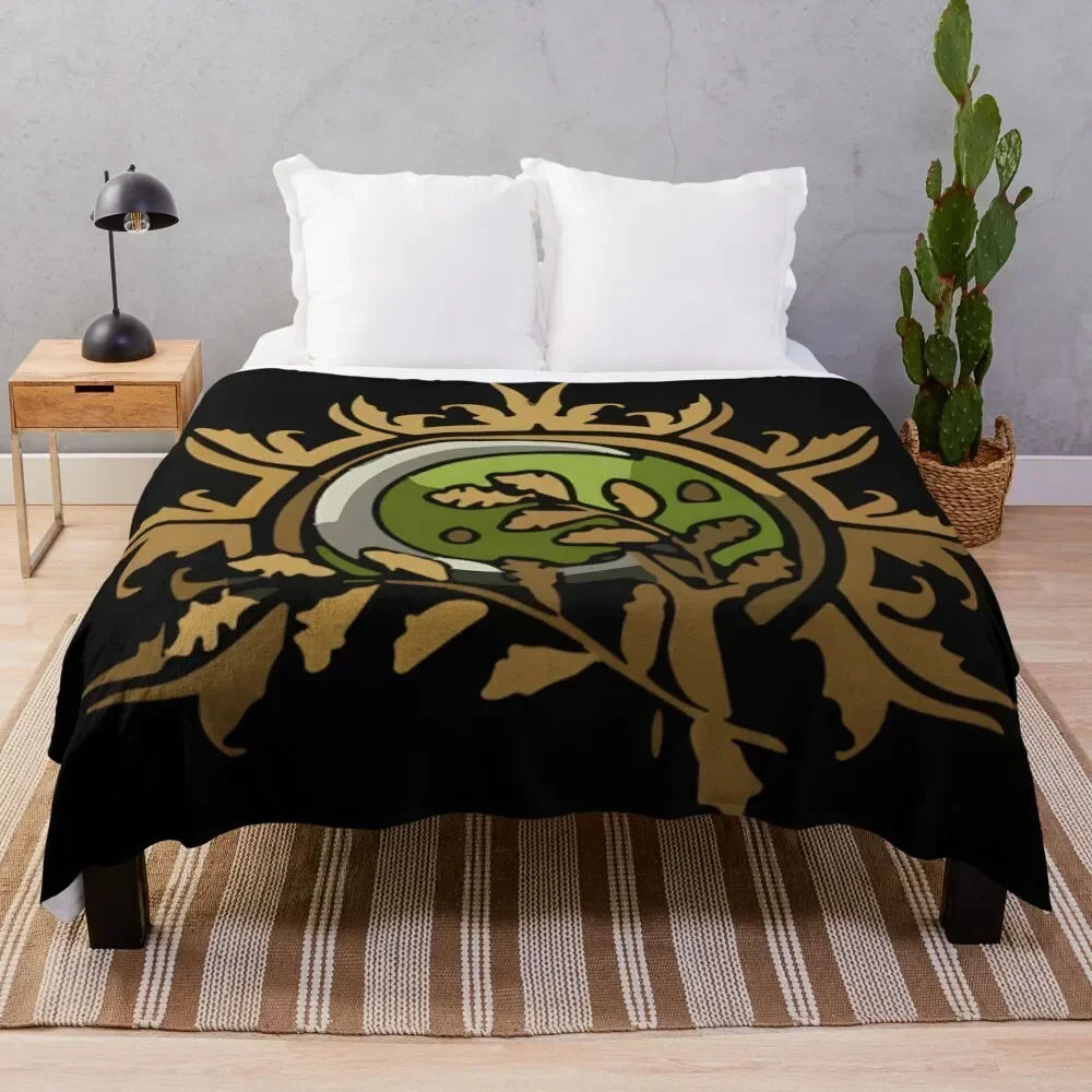 

BG3 Druid Badge Throw Blanket Soft Plush Blanket as Housewarming Gift