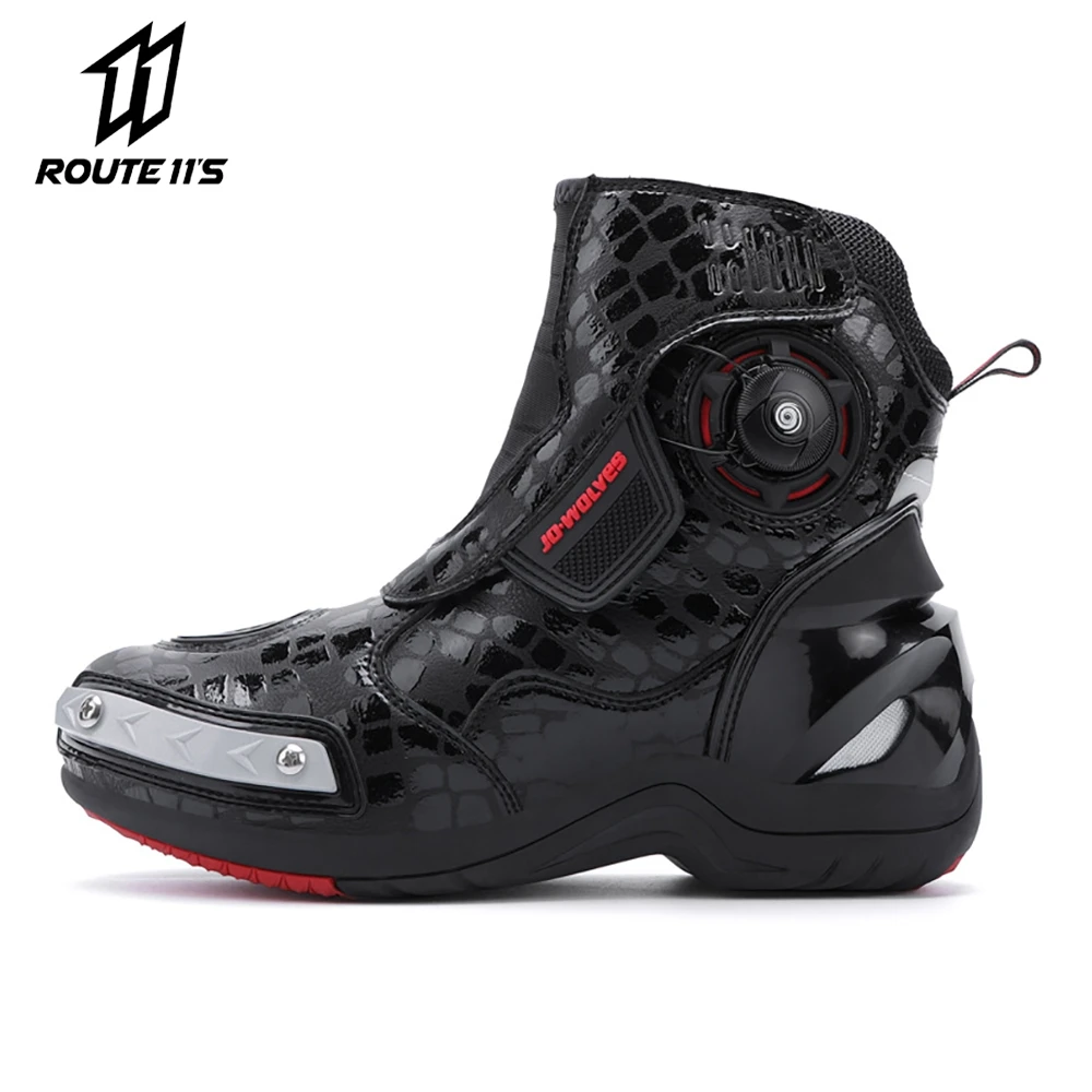 

Motorcycle Boots Men Waterproof shoes Riding Off-road Reflective Spring And Summer Breathable Comfortable