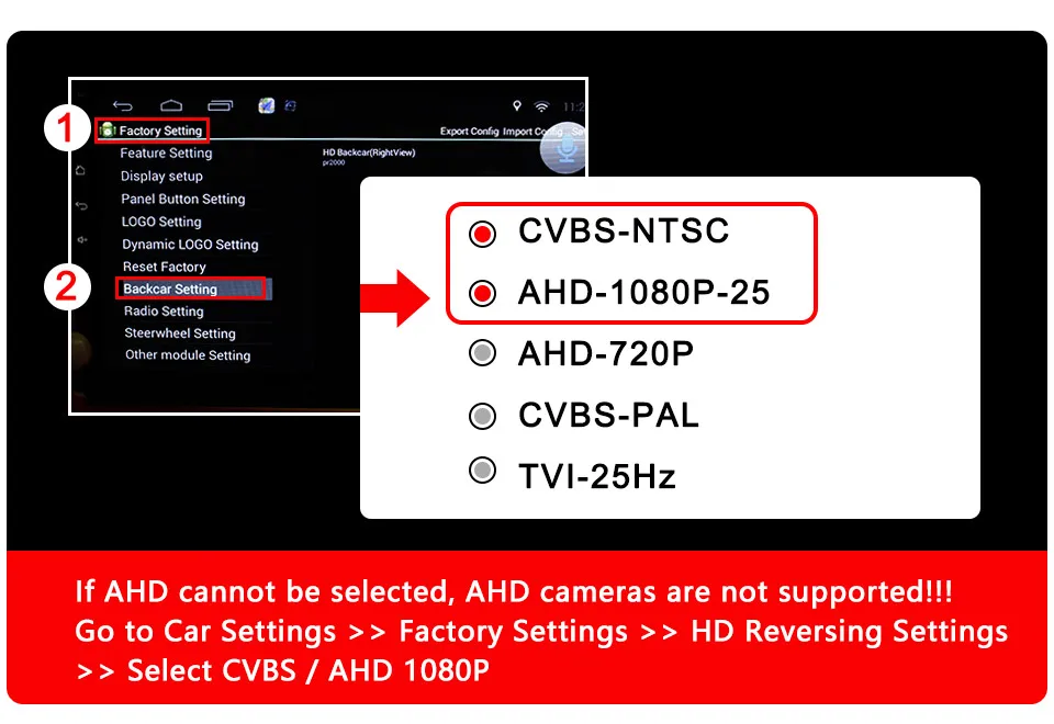Smartour 1920*1080P AHD Backup Kamera 9V-36V für Bus Lkw Fahrzeug Überwachung CCD HD Nachtsicht Auto Überwachung Kamera – Detail 2