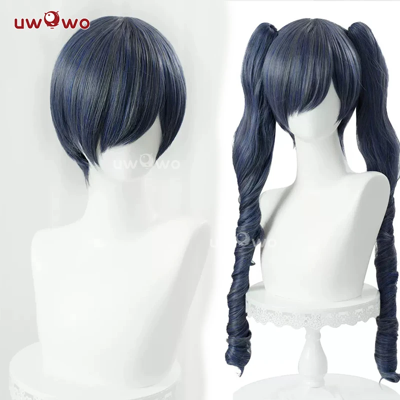 

IN STOCK UWOWO Cosplay Anime Blackk Butlerr Ciel Phantomhivee Cosplay Wig Long and Short Hair Two styles