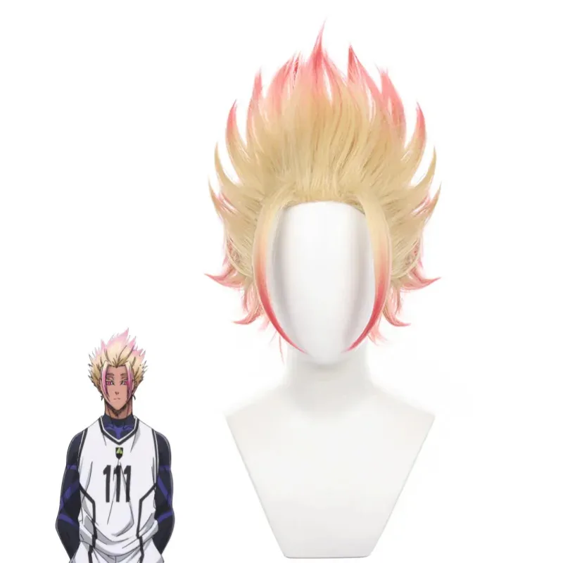 

Anime BLUE LOCK Shidou Ryuusei Wig Cosplay High Quality Halloween Party Wigs