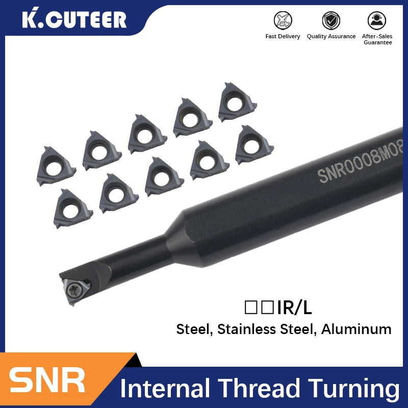 SNR0006K06-16 SNR0008K11-A16 SNR0012M11-16 SNR0013M16-16 CNC large shank small head internal thread turning tool bar CNC tool