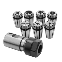 7Pcs ER11 1-7Mm Spring Collets With ER11A 5Mm Motor Shaft Holder Extension Rod