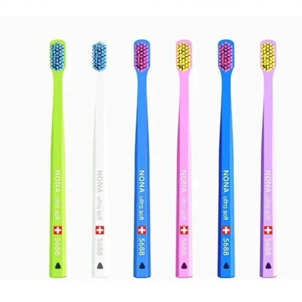 

3pcs/set Plastic Manual Toothbrush Swiss-style Lightweight Adults Tooth Brush Convenient Soft Bristle Toothbrush