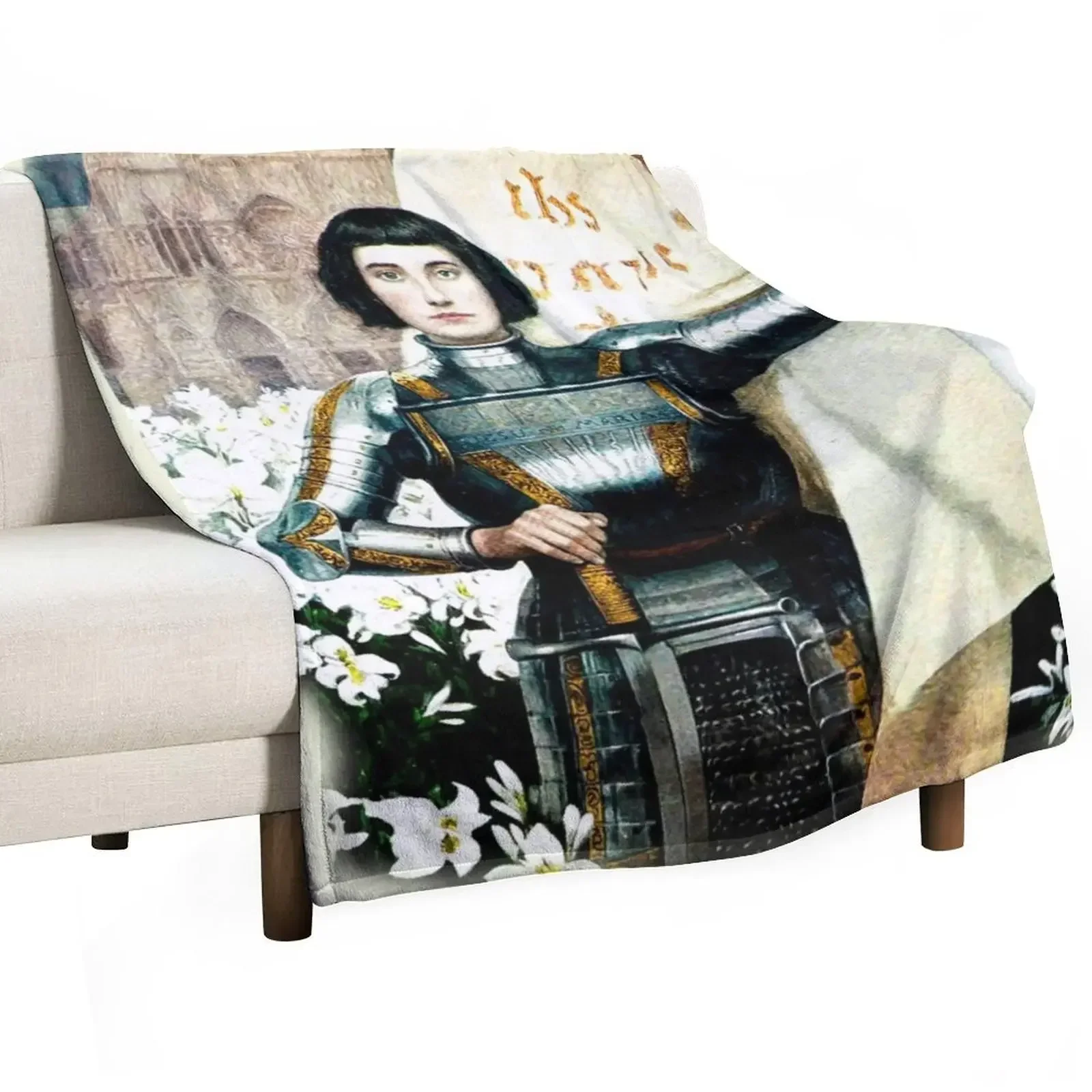 Albert Lynch - Jeanne d'Arc Throw Blanket Tourist funny gift decorative Summer Beddings Blankets