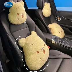 Disney car interior seat cushion headrest car pillow cute Winnie the Pooh waist pillow cartoon four seasons cushion accessories