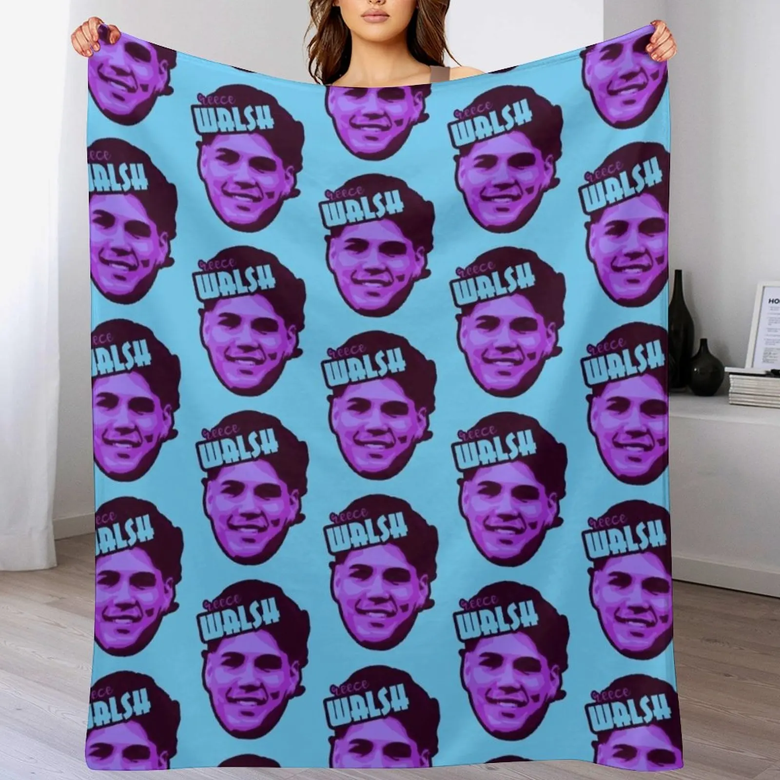 Reece Walsh NRL Rugby League Throw Blanket