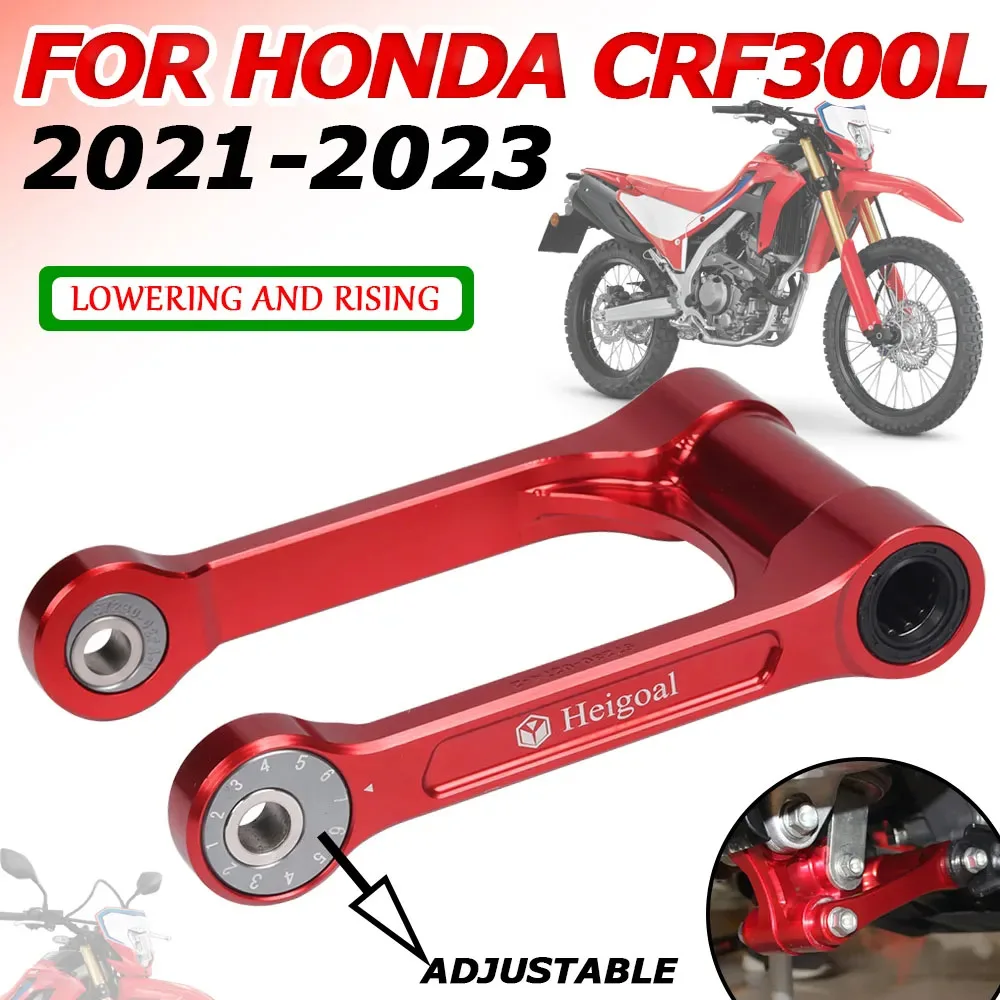 

Motorcycle Lowering Rising Links For Honda CRF300L CRF 300 L CRF 300L CRF300 L 2021 2022 Rear Arm Suspension Cushion Lever Drop