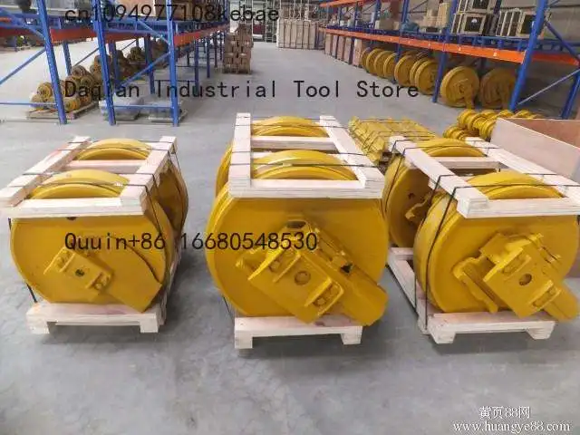 lo TIG Manufacturer Industry-grade Alloy Excavator Front Idler Forging Undercarriage Spare Parts ISO9001 Certified 1 Year