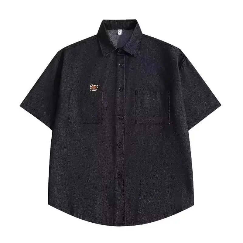 

Loose Fit Casual irt Large Size 300 Pou New Trendy Brand Spring Summer ex Versatile Sli Collared Long Sve irt