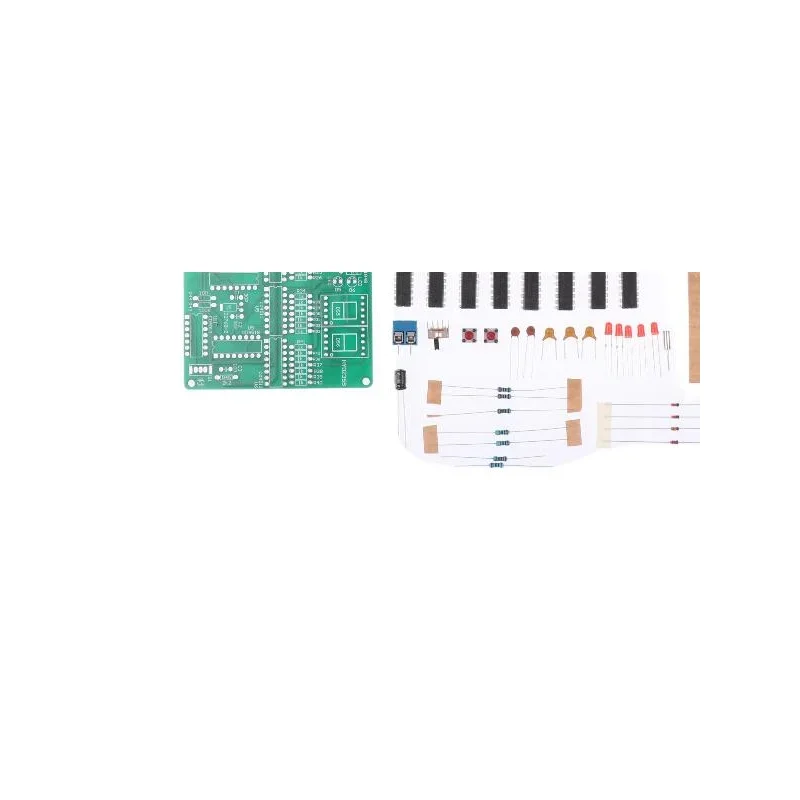 1Set DIY Alarm Clock Soldering Practice Kit 6 Digits DIY Clock Kit Auto Display Time For Students And Diyers