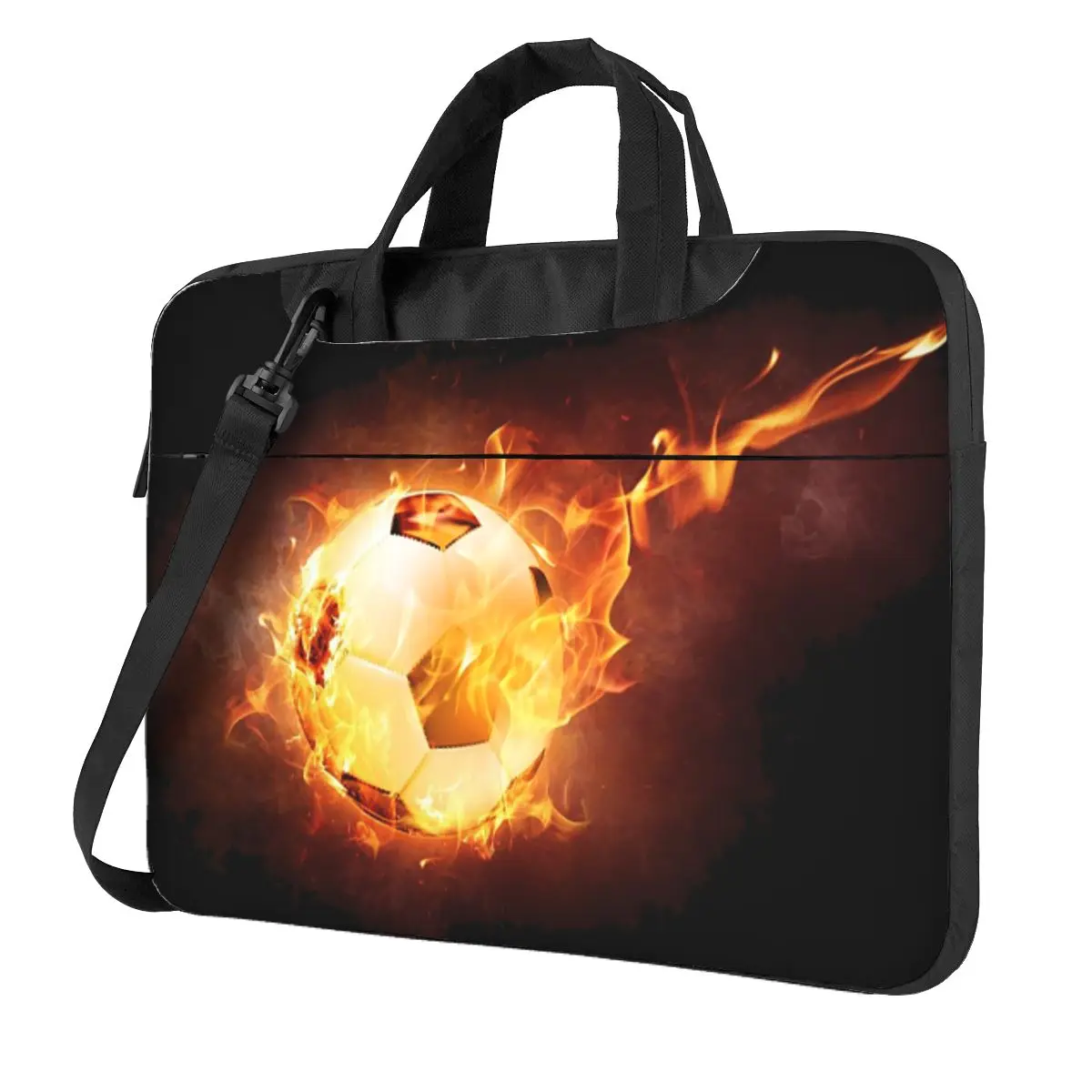 

Soccer Crossbody Laptop Bag Case Computer Bag Resistant Protective Notebook Pouch for Macbook Pro Lenovo
