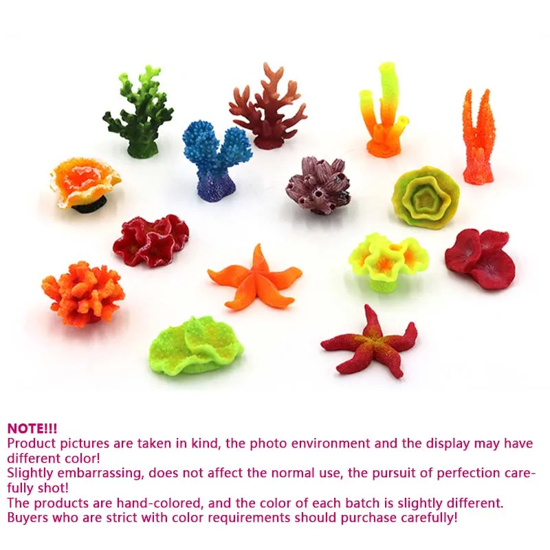 Mermaid Resin Figurines Fluorescent for Aquarium Landscaping Ornaments Artificial Coral Fish Tank Toys Model Supplies Home Decor