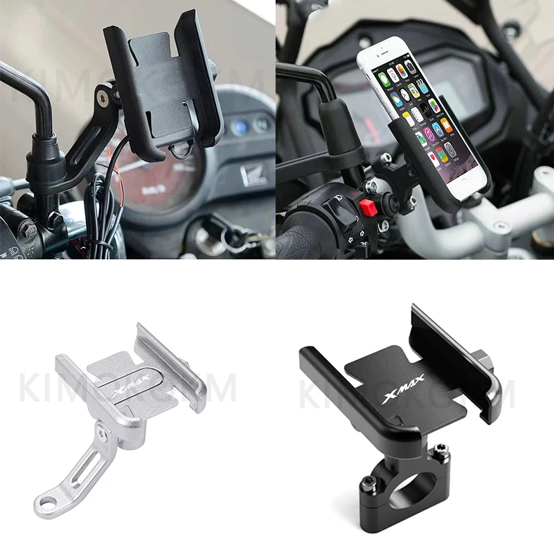 

Для Yamaha XMAX 400/300/250/125 XMAX X-MAX высококачественный держатель для телефона на мотоцикле, держатель ручки, держатель для зеркала, аксессуары для GPS
